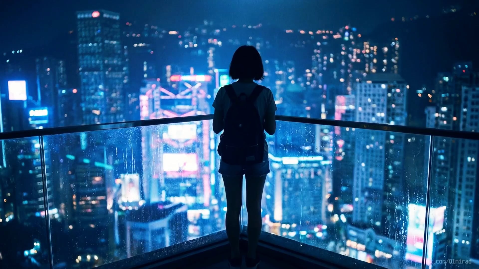 Original image for Seedance Pro 1.5 Test: Neon Nocturne - Cinematic Night Synthwave Reel